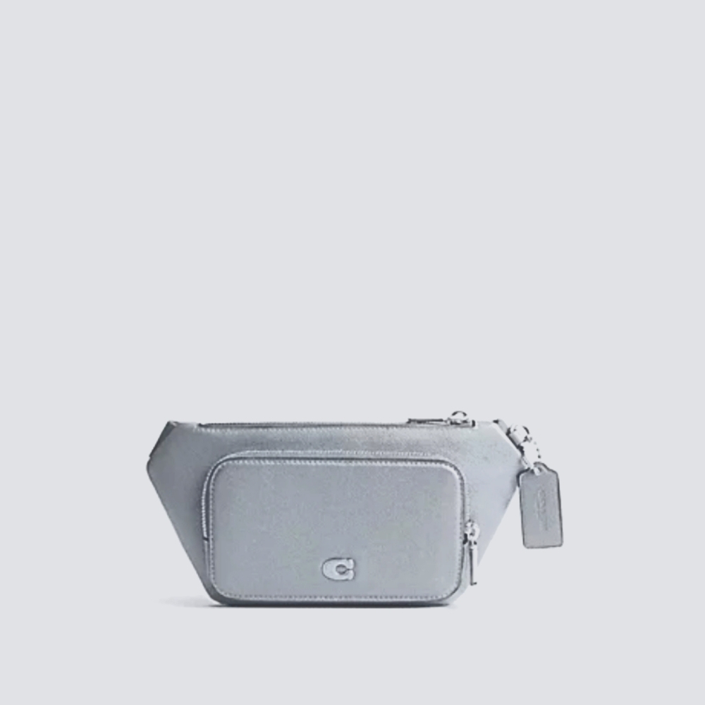 Coach Belt Bag With Signature Canvas Interior Detail